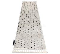 Tapis, le tapis de couloir BERBER SYLA B752 points crème - pour la cuisine, l'antichambre, le couloir beige 70x300 cm