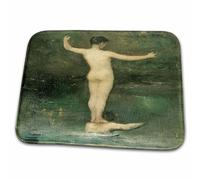 Tapis Les Baigneuses, Tableau Classique De William Morris Hunt Lavable Paillasson D'Entrée Ramasse La Saleté Paillasson Interieur Entrées pour Couloir Portes Extérieures Hall D'Entrée