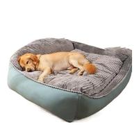 Tapis lit for chien, panier pour chien moyen taille,coussin chien dehoussable,grand chien chaud amovible et lavable Golden Retriever Pet Winter Sofa Dog Mat Four Seasons Universal Dog Bed ( Color : Ty