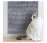 Tapis Litiere Chat Tapis griffoir for Chat, Ajustable, avec Coin Autocollant, Protection for Meubles à gratter(5-Light Gray,40x100CM)