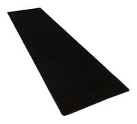 Tapis long couloir - SNAPSTYLE - Cottage - Noir - 80x160 cm - Poils longs