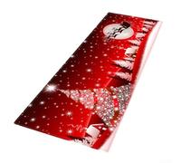 Tapis Long Cuisine Absorbant 40x120cm pour déco Noël Tapis Long(2) | pour surface pour velours pour cristal, absorption rapide, fond plastique antidÃ©rapant, pour idÃ©al cuisine salle de bain