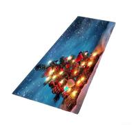 Tapis Long Cuisine Absorbant 40x120cm pour déco Noël Tapis Long(4) | pour surface pour velours pour cristal, absorption rapide, fond plastique antidÃ©rapant, pour idÃ©al cuisine salle de bain