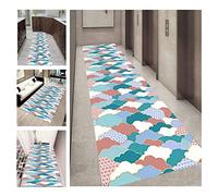 Tapis Long Hall, Peluche 0,6 Cm, Bord Antidérapant, Durable, Coupe, Convient Pour L'Entrée de La Cuisine Salle Den/A/90X500Cm