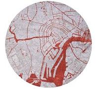 Tapis Louis De Poortere Cities Rouge 240x240 Rouge G