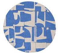 Tapis Louis De Poortere Craft Bleu 240x240 Bleu G