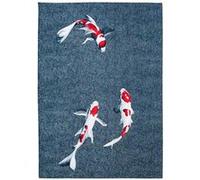 Tapis Louis De Poortere Pop Bleu 170x240 Bleu G