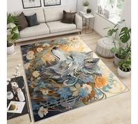 Tapis loup pour salle de jeux - Tapis pour chambre d'enfant, animaux esthétiques violents, tapis d'intérieur antidérapant pour salon, salle de jeux, décoration d'intérieur, 180 x 240 cm