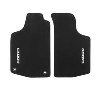 Tapis Luxe Noirs Ronsdorf luxe avec inscription "CADDY" - 2 pièces