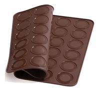 Tapis macarons 42 empreintes - Pavonidea Marron