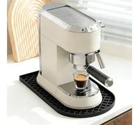 Tapis Machine a Café en Silicone, Tapis Multifonctionnel avec Bords Surélevés, 25 x 40 cm, pour De'Longhi Dedica Style, Philips Senseo Original Plus, Ninja Creami, etc.