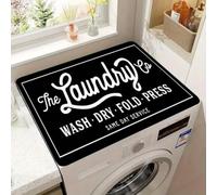 Tapis Machine A Laver,Tapis Caoutchou,Protection，Noir：60 x60 cm | Housse Machine A Laver,Anti Derapant Tapis,Lavable,Pour Dessus De Lave-Linge Ou SèChe-Linge,Buanderie,Chambre,Cuisine,Bain