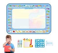 Tapis magique Water Doodle - Tapis de dessin à l'eau, peinture à écrire Doodle Board Toy | Tapis de dessin de griffonnage à colorier créatif et amusant, tapis de peinture à un