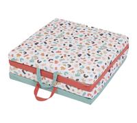 Tapis d'éveil Malin - TINEO - Tapis évolutif multifonction 3-en-1 - 120 x 120 cm - Géométrique / Animaux rigolos