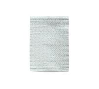 Tapis Malte Intérieur/Extérieur en polypropylène Turquoise et Blanc 120x180cm
