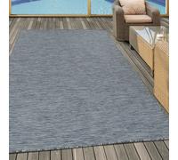 Tapis Mambo tissé plat rectangulaire 80x150cm anthracite 2000