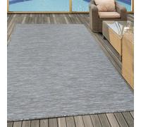 Tapis Mambo tissé plat rectangulaire 80x150cm taupe 2000