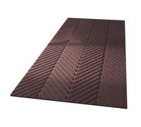 Tapis Marche Escalier, Confortable Durable 8mm Épais Polyester, Fond Antidérapant En Nid D'abeille, Protection Solaire Imperméable, Entrées Cuisine Muet Moquette Couvre(Coffee,38 x 360cm)