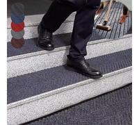 Tapis Marchettes D'escalier, Antidérapante Tapis Escalier Bandes Antidérapantes, 20x90 25x100 25x180 40x480cm, Sécurité Protéger Animaux/Chien/Seniors, Respectueux Des Pattes(Blue,35 x 360cm)