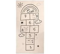 Tapis marelle beige 80x150 cm Atmosphera Beige G