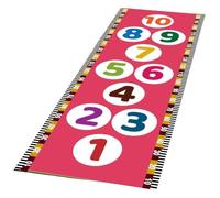 Tapis marelle, un tapis d'apprentissage antidérapant pour les aires de jeux, adapté pour les crèches, les jardins d'enfants, les salles de jeux et la décoration de la maison.