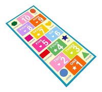 Tapis marelle, un tapis d'apprentissage antidérapant pour les aires de jeux, adapté pour les crèches, les jardins d'enfants, les salles de jeux et la décoration de la maison.