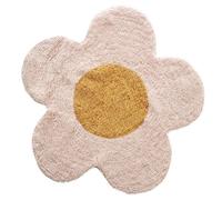 Tapis marguerite enfant en coton tufté 80x80cm