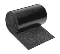 Tapis marin double couche pour remorque de bateau, remorque, feutre de polyester léger avec membrane, protection résistante aux déchirures pour kayak, canoë, terrasse, noir, 20 cm x 6 m