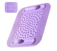 Tapis Massant Pour Pieds - Tapis de Réflexologie Podale Massant par Pression,Coussin 5 Zones avec Double Pistes à Billes et Stimulateur Jambes pour Femmes et Hommes Relaxation Musculaire et