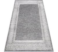 Tapis MATEO 8033/644 Grec moderne, motif de cadre - gris texturé 180x270 cm