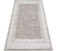 Tapis MATEO 8033/944 Grec moderne, motif de cadre - structural grey / beige beige 240x330 cm