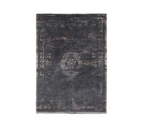 Tapis Medallion De Poortere Deco noir, Designer Jean François Fontaine, 170x0.3 cm