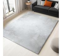 Tapis Minimalist pour Salon 160 x 230 cm, Lavables avec Dos Antidérapant à Poils Courts, Tapis Chambre Texture Vintage Et De BRIC-À-BRAC Motif pour Cuisine Salle à Manger Bureau Gris