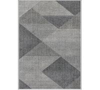 Tapis - MIRAN - Gris - 120x180 cm - Antidérapant - Lavable en machine - Moderne