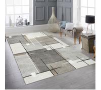 Tapis moderne avec motif graphique en beige, gris et crème - Un accroche-regard élégant pour chaque pièce Größe - 200 x 280 cm