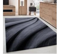 Tapis moderne CARPETTEX - vague Miami 6630 - Noir - 160 x 230 cm
