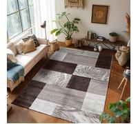 Tapis moderne design - SIMPEX - EMILIE - Marron Beige Blanc - 200 x 290 cm - 100% Polypropylène - Intérieur