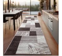 Tapis moderne design - SIMPEX - EMILIE - Marron Beige Blanc - 80 x 150 cm - 100% Polypropylène