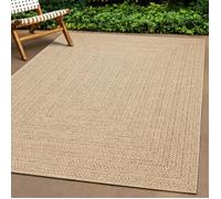 Tapis d'intérieur et d'extérieur TEPPICH-TRAUM - Größe 200 x 290 cm - Aspect en jute - Résistant aux UV
