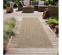 Tapis moderne d'intérieur et d'extérieur avec aspect en jute Größe - 80 x 150 cm