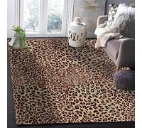 Tapis Moderne Doux Au Toucher Imprimé en 3D Mode Léopard Jaune Tapis Antidérapant Facile À Nettoyer, Couloir, Chambre d'enfants, Cuisine, Chambre À Coucher, Salon, Salle De Bains, Salle De J -9P2U-W3