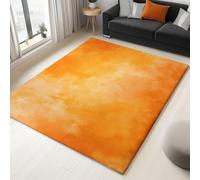 Tapis Moderne Doux Salon À Poils Courts Lavable Fluffy Photographie Hd Texture Grunge - Tapis Élégant Antidérapant Facile À Entretenir - Pour L'Intérieur & L'Extérieur 180 X 240 Cm Couleur Orange