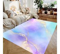Tapis moderne en marbre de luxe avec veines de marbre - Motif géométrique - Décoration d'art contemporain - Paillasson pour salon, cuisine, salle de bain, canapé, chevet (couleur : 9, 40 x 60 cm)