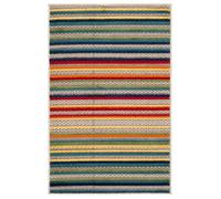Tapis Moderne en polypropylène Blanc/Vert 61 x 91 cm