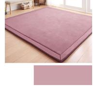 Tapis moderne en velours de corail, lavable, doux, pour salon, chambre à coucher et salle à manger, idéal pour ramper et faire du yoga, 150 x 200 cm, antidérapant et confortable