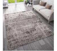 Tapis moderne gris - VIMODA - Salon - Rectangulaire - Carreaux