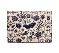 Tapis moderne imprimé chauve-souris - Tapis doux pour salon, bureau, table basse, balcon - 203,2 x 147,3 cm - Résistant à l'usure