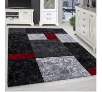 Tapis Moderne Salon - ADELINE - Rouge - 200 x 290 cm - 100% Polypropylène - SIMPEX