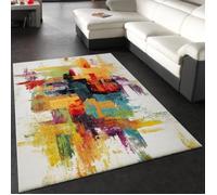 Tapis Moderne Splash De Marque Coloré Brosse Neuf EO [200x290 cm]