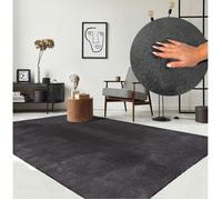 Tapis Moderne - The Carpet - LOFT - Anthracite - 160x220 cm - Lavable - Antidérapant